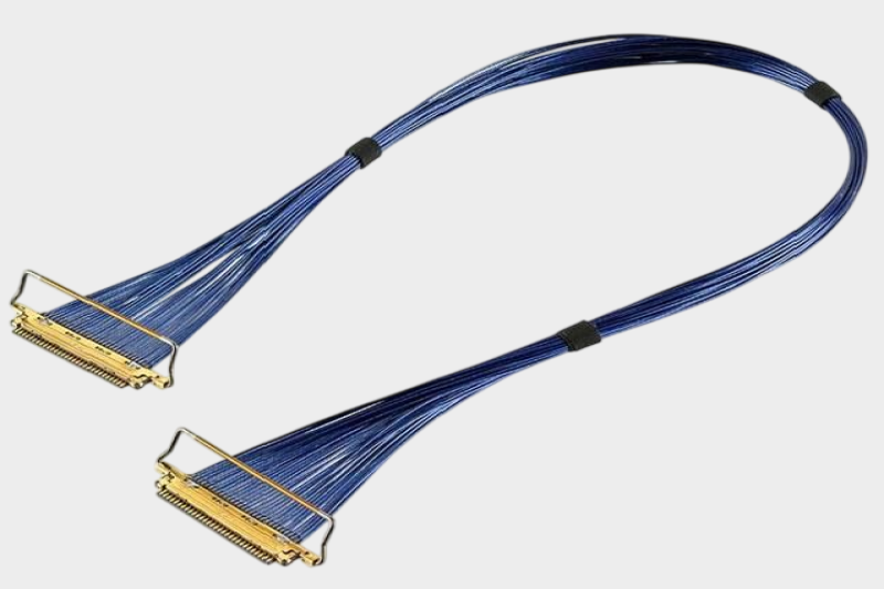 I-PEX 82434-100B-02-D 20634-210T-02 0.4mm连接器极细同轴线束替代品