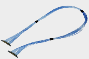 I-PEX 82148-100B-02-D 20497-032T-30 0.3mm连接器极细同轴线束替代品
