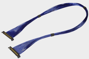 I-PEX 81458-100B-02-D 20847-040T-01 0.5mm连接器极细同轴线束替代品
