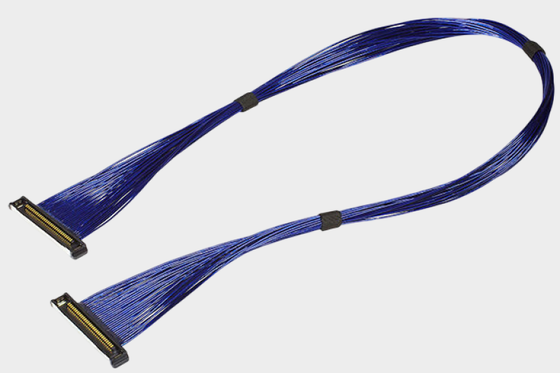 I-PEX 81458-100B-02-D 20847-040T-01 0.5mm连接器极细同轴线束替代品