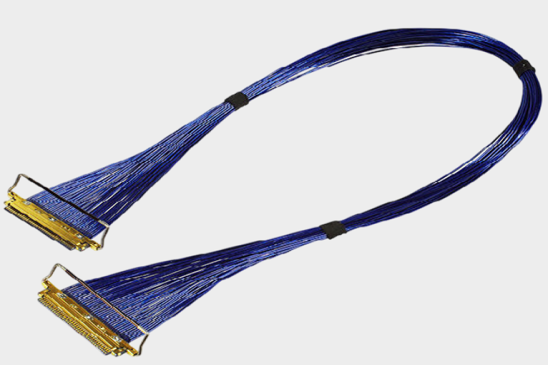 I-PEX 82145-100B-02-D 20634-150T-02 0.4mm连接器极细同轴线束替代品