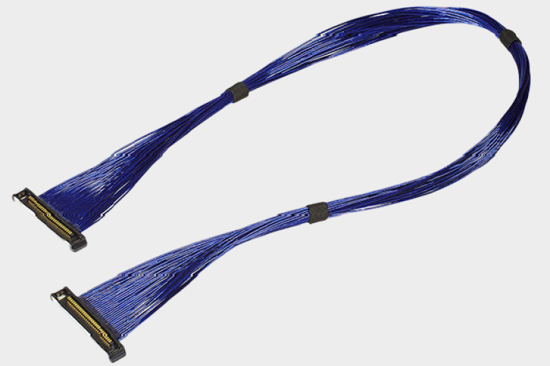 I-PEX 81619-100B-02-D 20847-020T-01 0.5mm连接器极细同轴线束替代品