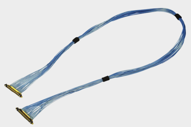 I-PEX 82904-100B-02-D 20532-030T-02 0.25mm连接器极细同轴线束替代品