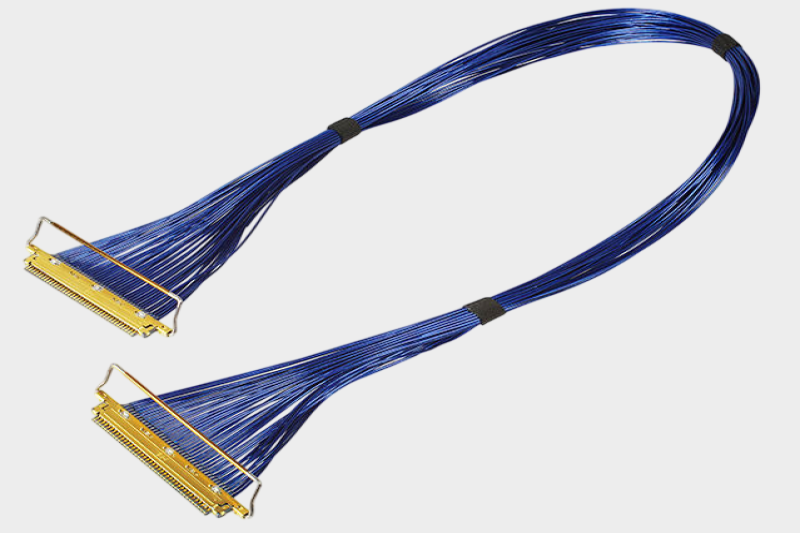 I-PEX 82912-100B-02-D 20847-020T-01 0.5mm连接器极细同轴线束替代品