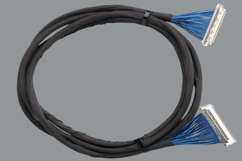 定制生产替代I-PEX 81461-100B-02-D 极细同轴线束组件