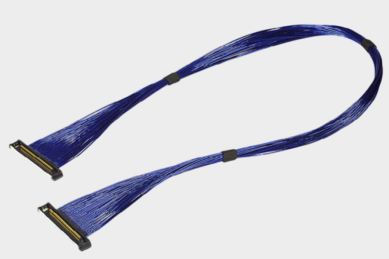 I-PEX 82440-100B-02-D 20373-R10T-06 0.4mm连接器极细同轴线束替代品