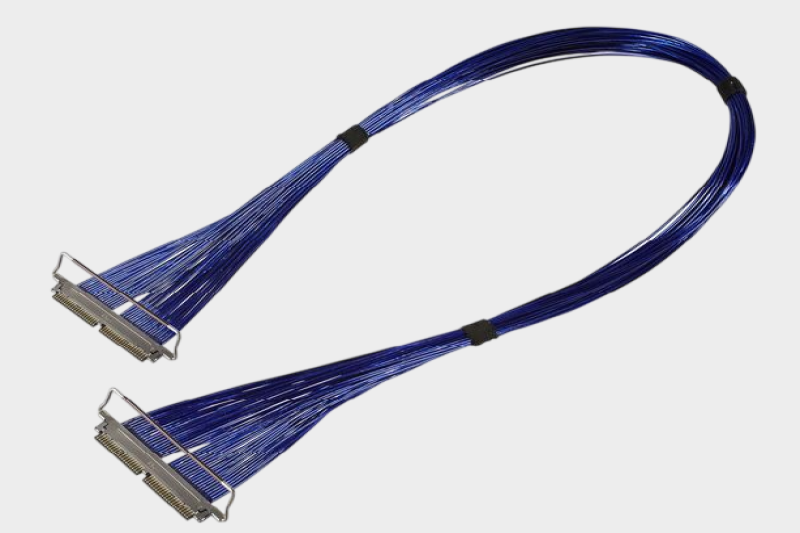 I-PEX 82870-100B-02-D 20680-050T-01 0.4mm连接器极细同轴线束替代品