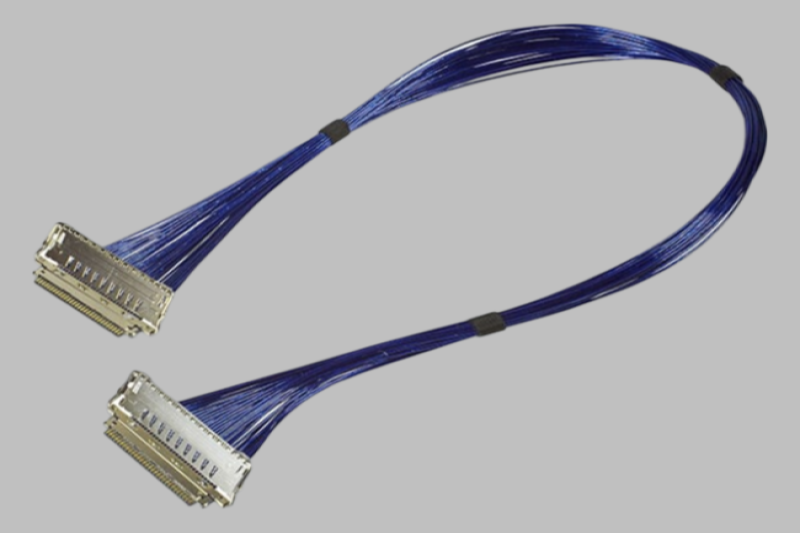 I-PEX 82867-100B-02-D 20680-020T-01 0.4mm连接器极细同轴线束替代品