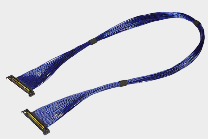 I-PEX 82441-100B-02-D 20373-R14T-06 0.4mm连接器极细同轴线束替代品