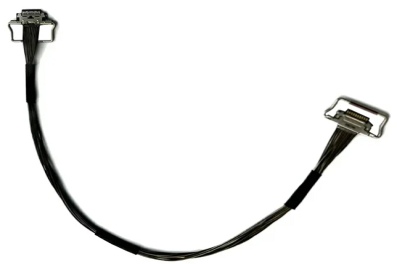 I-PEX 82434-100B-02-D极细同轴线束在USB4与eDP高速传输中的应用解析