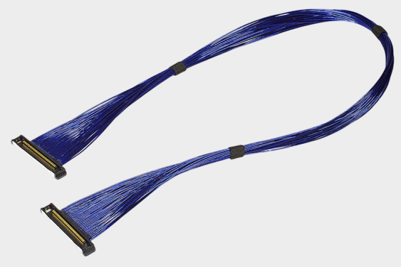 I-PEX 82443-100B-02-D 20373-R35T-06 0.4mm连接器极细同轴线束替代品