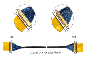 I-PEX 82145-100B-02-D极细同轴线束在工业视觉与边缘AI设备中的应用解析