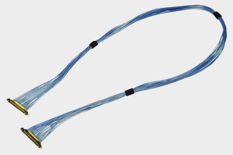 I-PEX 82446-100B-02-D 20532-040T-02-1 0.25mm连接器极细同轴线束替代品