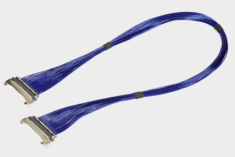 I-PEX 82285-100B-02-D 20878-050T-01 0.4mm连接器极细同轴线束替代品