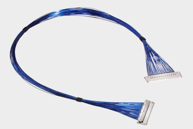 I-PEX 82661-100B-02-D  20847-040T-01 0.5mm连接器极细同轴线束替代品