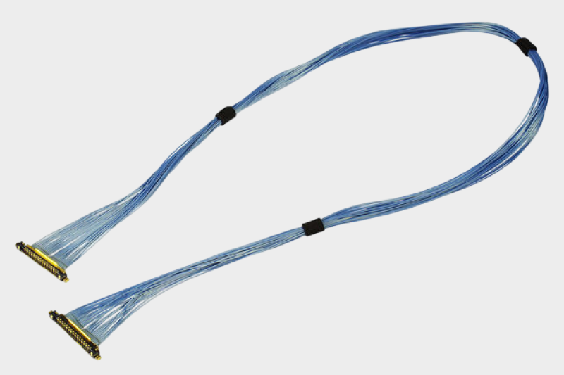 I-PEX 82447-100B-02-D 20532-050T-02-1 0.25mm连接器极细同轴线束替代品
