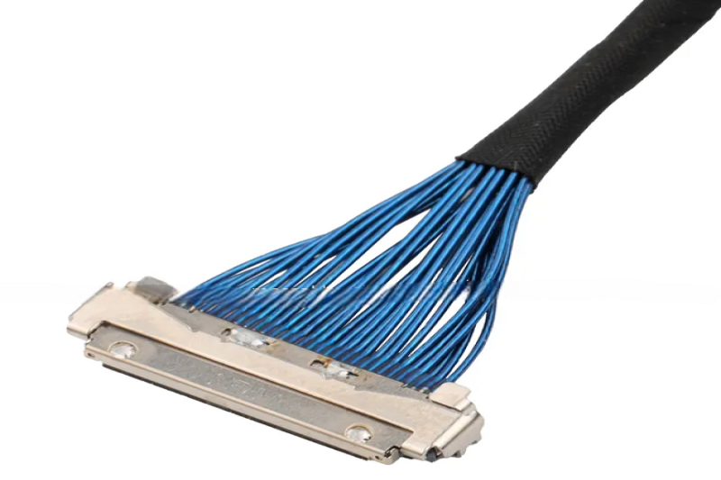 I-PEX 82147-100B-02-D 60Pin极细同轴线束解析：高速显示传输连接方案详解