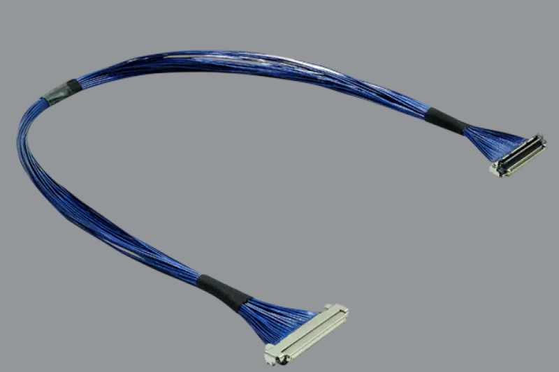 定制生产与 I-PEX 81465-100B-02-D 等效的极细同轴线束组件解决方案