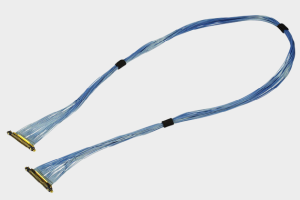 I-PEX 82070-100B-02-D 20532-030T-02 0.25mm连接器极细同轴线束替代品