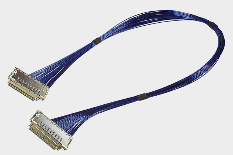 I-PEX 82696-100B-01-D 20847-040T-01 0.5mm连接器极细同轴线束替代品