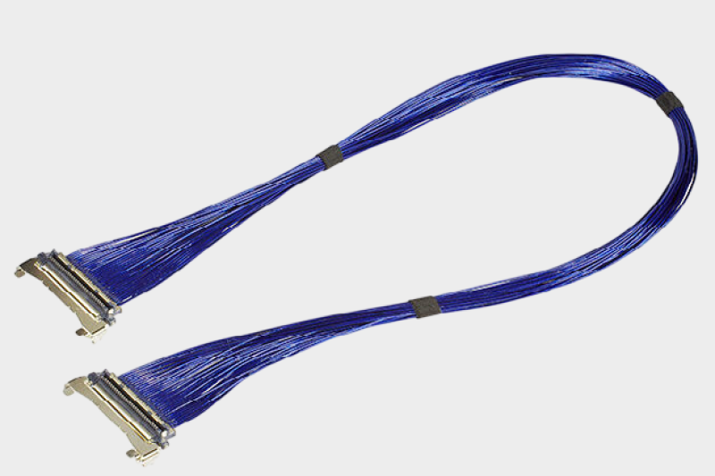 I-PEX 82187-100B-02-D 20878-030T-01 0.4mm连接器极细同轴线束替代品