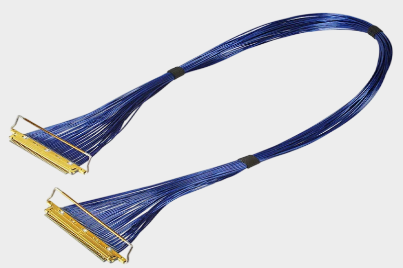 I-PEX 82189-100B-02-D 40AWG/50Ω低损耗极细同轴线束替代品