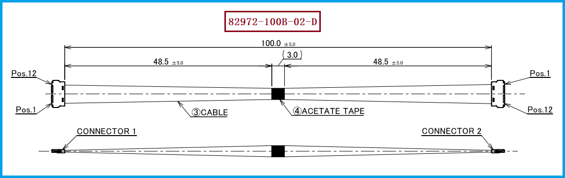 I-PEX 82972-100B-02-D极细同轴线束 I-PEX 82972-100B-02-D极细同轴线束