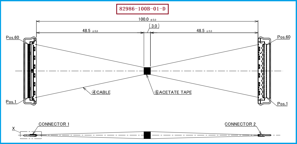I-PEX 82986-100B-01-D极细同轴线束 I-PEX 82986-100B-01-D极细同轴线束