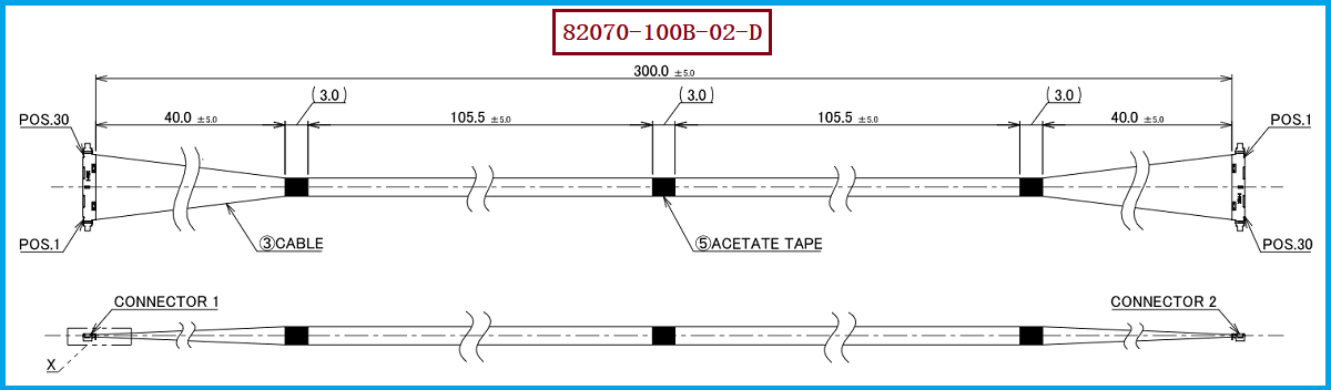 I-PEX 82070-100B-02-D极细同轴线束 I-PEX 82070-100B-02-D极细同轴线束