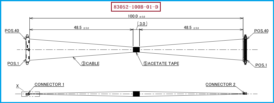 I-PEX 83052-100B-01-D极细同轴线束 I-PEX 83052-100B-01-D极细同轴线束