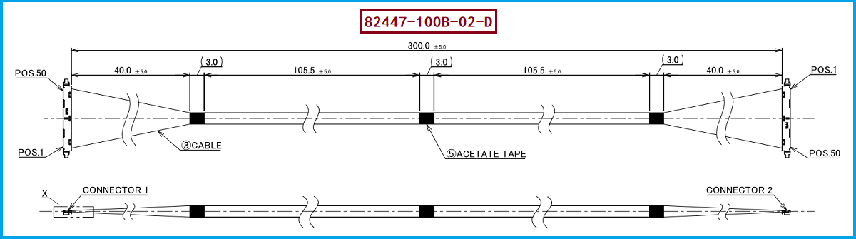 I-PEX 82447-100B-02-D极细同轴线束 I-PEX 82447-100B-02-D极细同轴线束