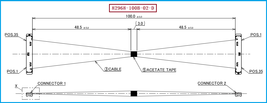 I-PEX 82968-100B-02-D极细同轴线束 I-PEX 82968-100B-02-D极细同轴线束